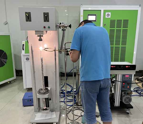 vertical glass sealing lathe